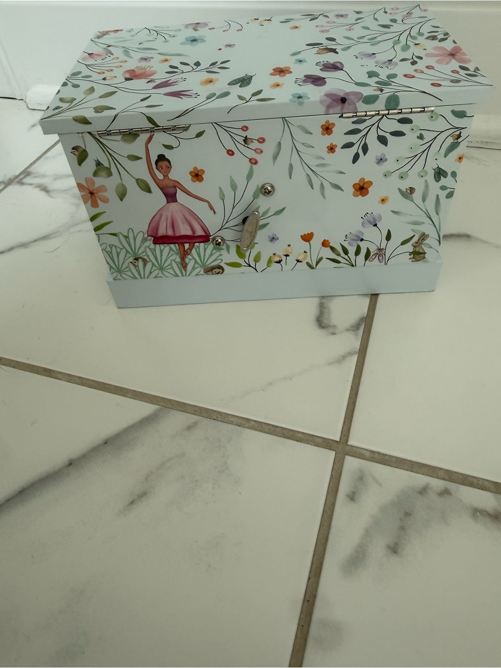Girls White and Purple Unicorn Jewelry Box - Kids Accessories - Picture 3 of 5